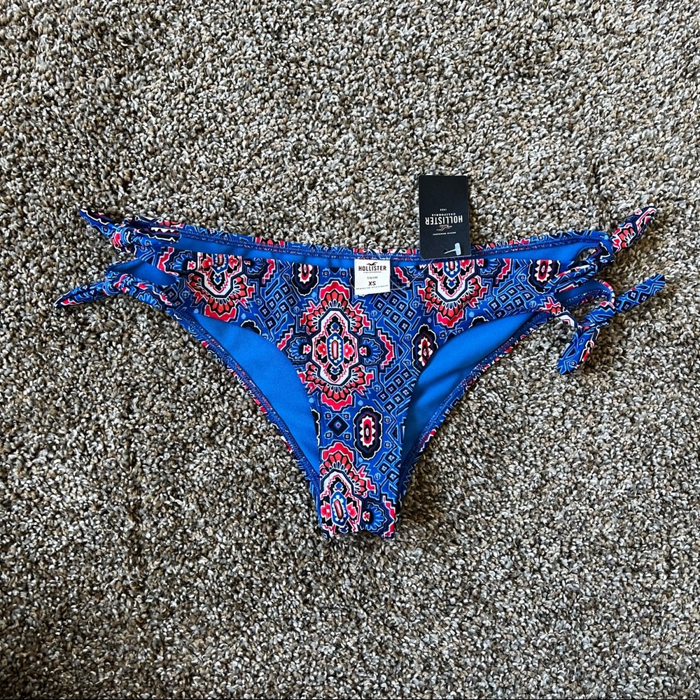 Geometric Print Bikini Bottoms NWT